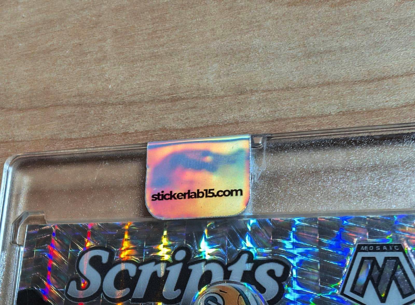 24 Count Holographic One Touch Stickers for Custom Logos – Premium Protection & Eye-Catching Design