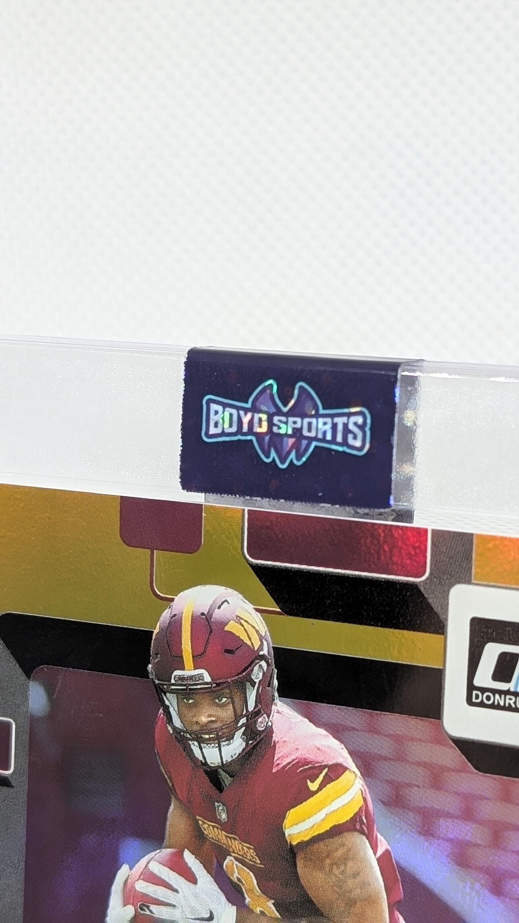 Custom Sports Trading Card Sparkling One Touch Magnetic Stickers - 50 Count