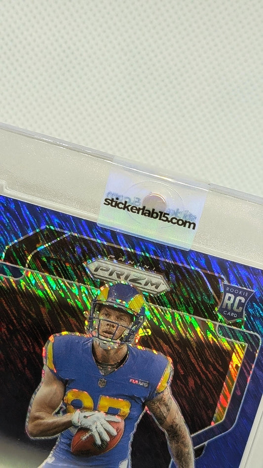 Custom Sports Trading Card One Touch Magnetic Rainbow Transparent Stickers - 50 Count